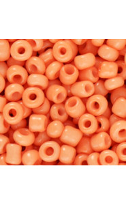 Seed beads 6/0 (4mm) Cantaloupe pink
